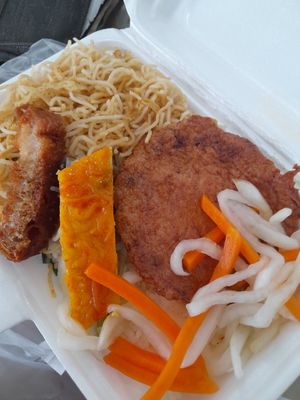 Vegan com tam at Thiên Trúc Vegetarian in Ho Chi Minh City