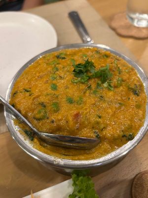 Veganised mushroom mutter. Always good  at Highway Curry in Phuket