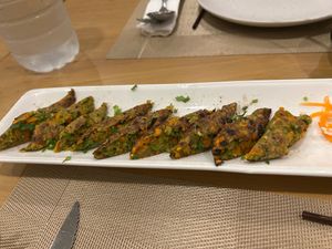 Tandoori shish kebab. No good.  at Highway Curry in Phuket