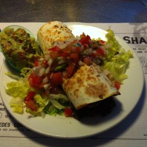 vegan Burrito with Seitan at Diner 66 in Mallorca