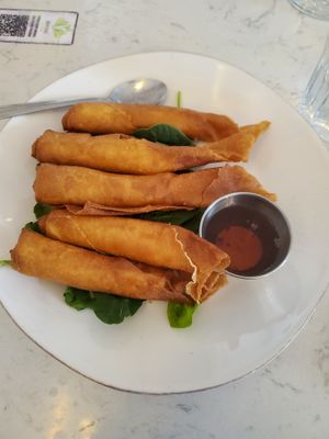 crispy tofu cream cheese rolls at Araya's Place - Madison St in Seattle