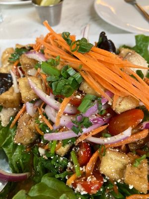 Tofu Larb Salad at Araya's Place - Madison St in Seattle