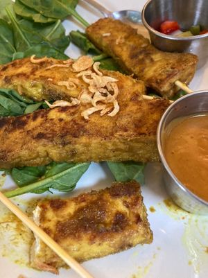 Tofu Sataay at Araya's Place - Madison St in Seattle