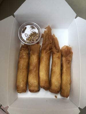 Tofu cream cheese rolls  at Araya's Place - Madison St in Seattle