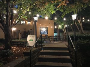 Back courtyard view  at Araya's Place - Madison St in Seattle