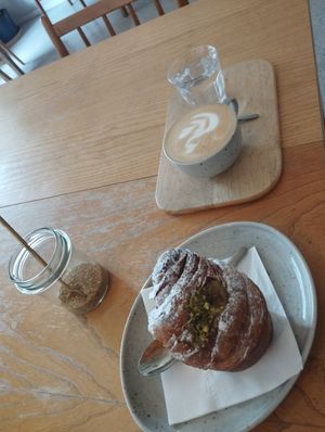  at Polibek Café  in Prague