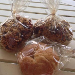 granola & other to-go items at Among The Flowers Cafe in Sanibel