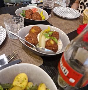 Falafel Bowl at Hummus Lebanese Cuisine Restaurant Pforzheim in Baden-württemberg