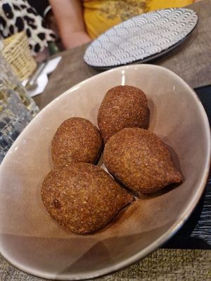 Kibbeh Vegan at Hummus Lebanese Cuisine Restaurant Pforzheim in Baden-württemberg