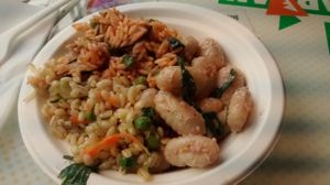 Primi piati, 3 dishes mixed.  at I Lovegetarian - Cannobio in Milan