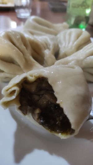 Mushroom Khinkali at Racha in Tbilisi