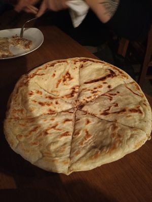 Lobiani at Racha in Tbilisi