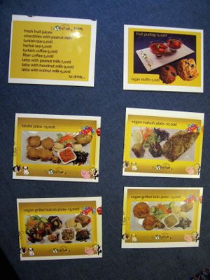 menu at EcoistHan in Istanbul