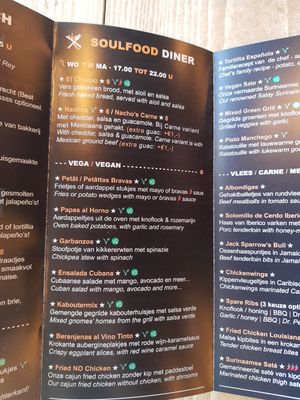 Menu2 at El Rey in Woerden