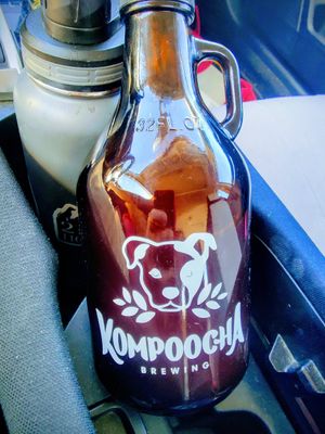 32oz growler, refillable at Kompoocha - Non-alcoholic Kombucha  in Temecula