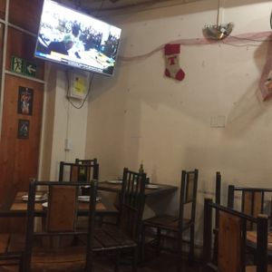 view from our table at Soju in Santiago