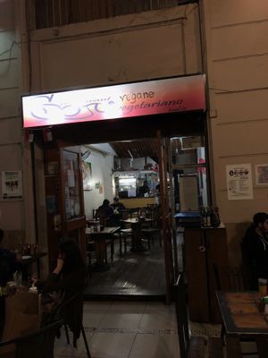 View from outside at Soju in Santiago