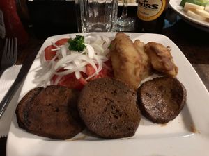 One of the main courses. at Soju in Santiago