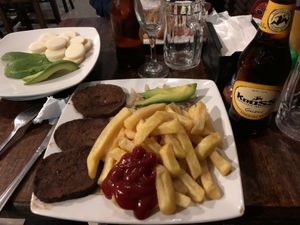 One of the main courses. at Soju in Santiago