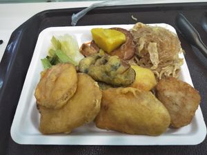 Battered veg. at QuánGuó JiànKāng 全國健康 - Country Health - Da'an Jinhua in Taipei