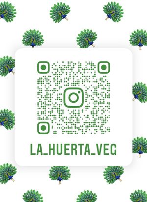 Nuestro link de Instagram   at La Huerta Vegana in Mexico City