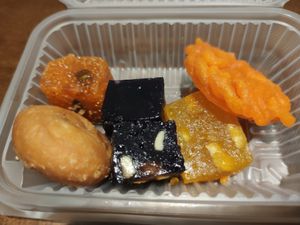 Indian vegan desserts at Saravana Bhavan - Suria KLCC in Kuala Lumpur