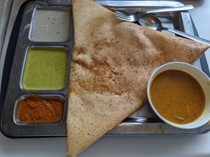 Vegetable dosa at Saravana Bhavan - Suria KLCC in Kuala Lumpur