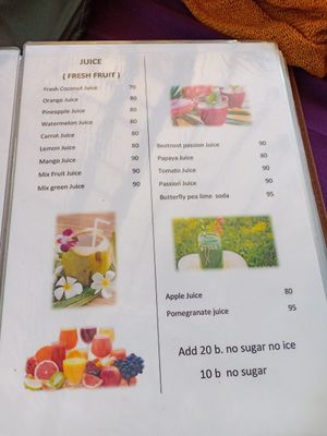 Juice at Phangan Cove in Koh Phangan