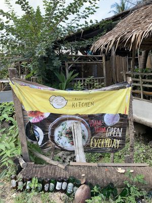 Outside at Mama Pooh's Kitchen in Koh Phangan