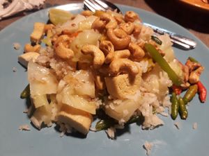 Veggie fried rice at Mama Pooh's Kitchen in Koh Phangan