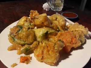 Veg tempura at Mama Pooh's Kitchen in Koh Phangan