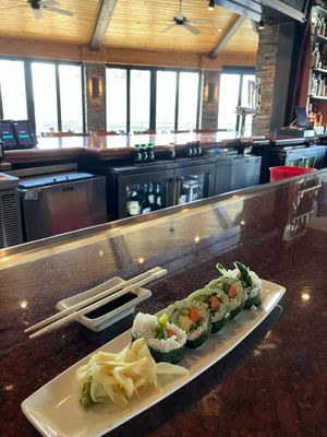 Vegetarian Roll (vegan as is) at Kona Grill in Eden Prairie