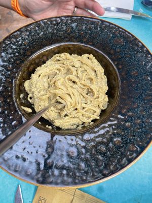 Pistachio linguini  at Siciliano al Teatro in Sicilia