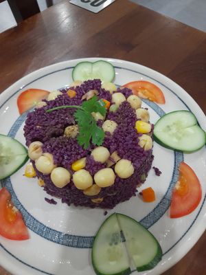 Fried rice lotus seeds at Chay An Yên in Ho Chi Minh City