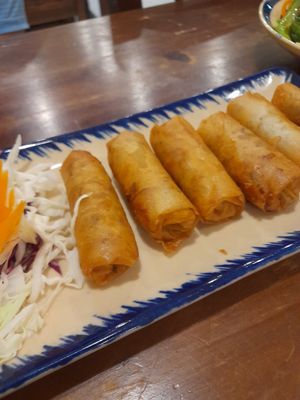 Fried spring rolls at Chay An Yên in Ho Chi Minh City