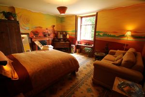 Oya Double Room at Over the Rainbow in Cardigan