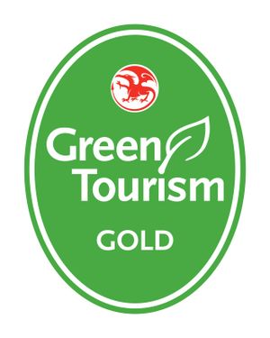 Green Tourism GOLD Award at Over the Rainbow in Cardigan