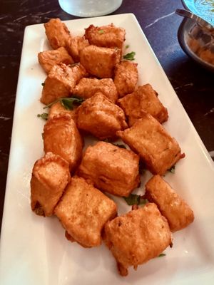 Tofu Pakoda appetizerr  at Magic Masala Indian Cuisine in Naples