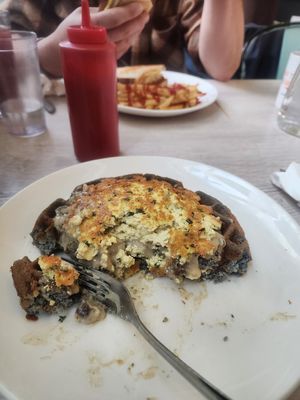 The feast waffle at Off The Griddle - Northeast  in Portland