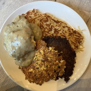 biscuit with gravy etc  at Off The Griddle - Northeast  in Portland