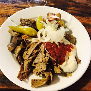 Vegan kebab! at Veggokoket in Vasteras