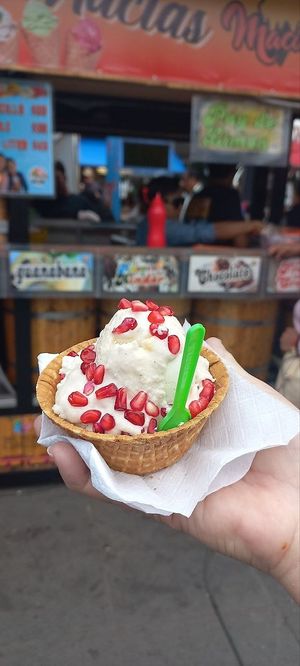 Sorbete de nogada 👌🏻👌🏻👌🏻♥️ at Helados Macias in Puebla