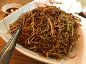 Fried noodles at Paramita Vegetarian Restaurant - Cheung Yee in Kowloon
