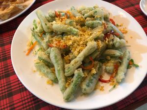 Deep fried beans  at Paramita Vegetarian Restaurant - Cheung Yee in Kowloon