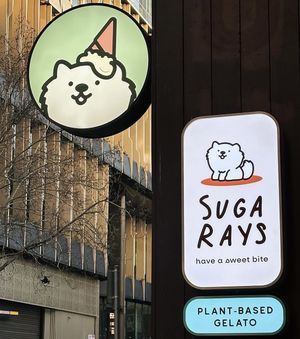 So many exotic flavours   at Suga Rays in Melbourne