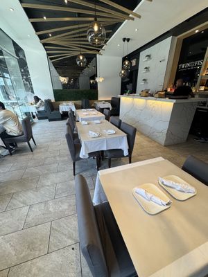 Inside  at Twin Fish in Mississauga