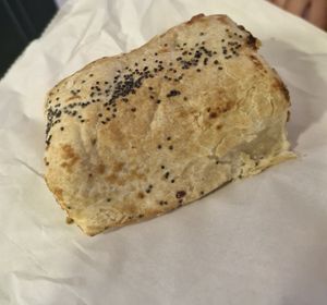 Vegan sausage roll at Nook & Noble Cafe in Ceredigion