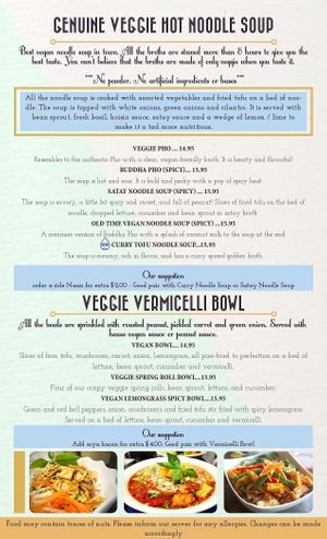 Have you heard that we have the best Pho noodle soup in town? at Friends and Neighbours Cafe in Edmonton