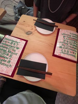 Table  at Desoriente - Granados in Barcelona