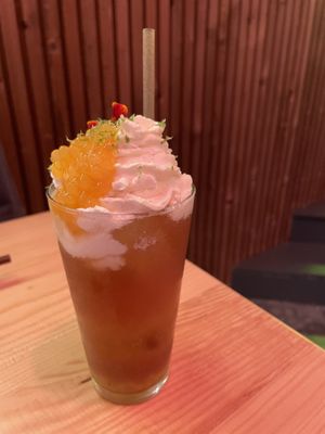 Chai bubble  at Desoriente - Granados in Barcelona